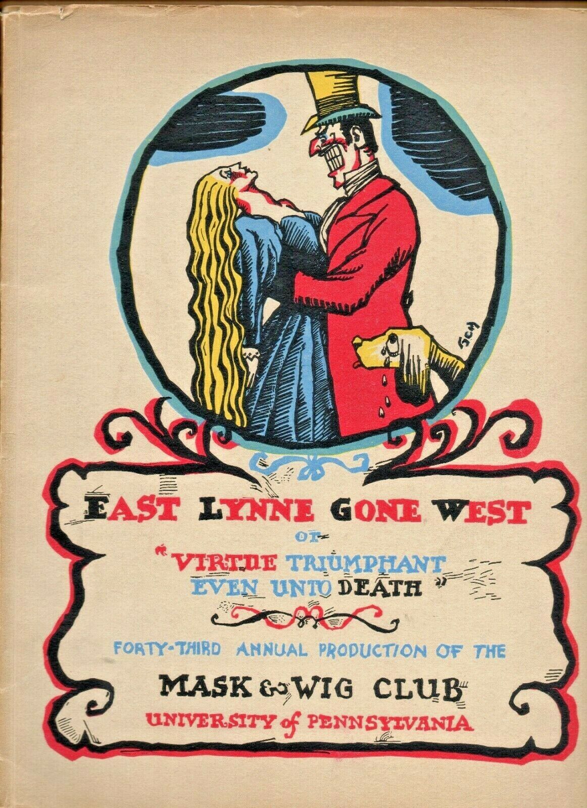 1931 1932 & 1955 University Of Pennsylvania Mask & Wig Club Theater Programs!