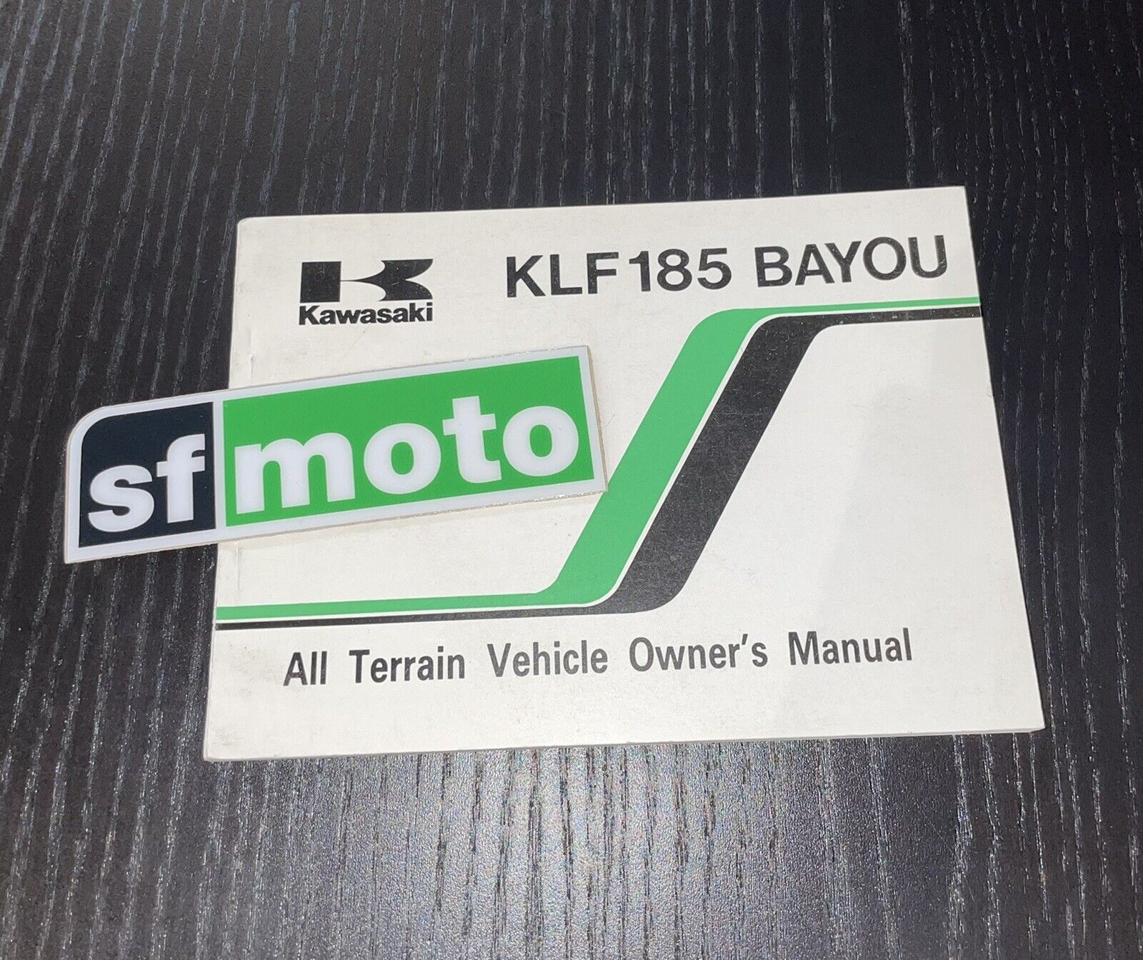 1988 Kawasaki Klf185 Bayou 185 Owners Manual   M-1