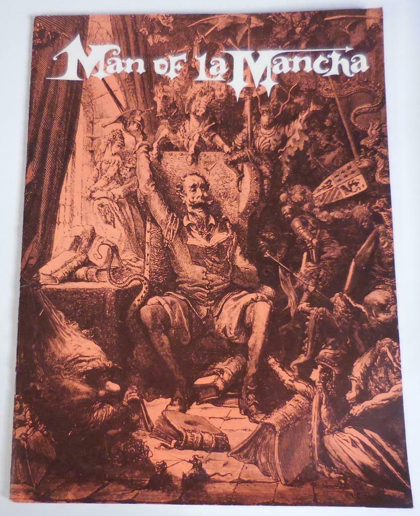 Man Of La Mancha Souvenir Theatre Program (1969) + Playbill