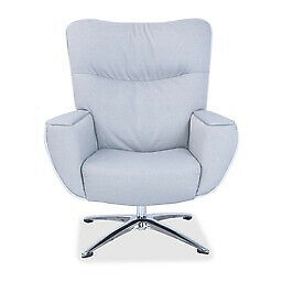Lorell - Chair - Argyle Lounge Chair - Ultimate Comfort Plush Fabric Seat Back