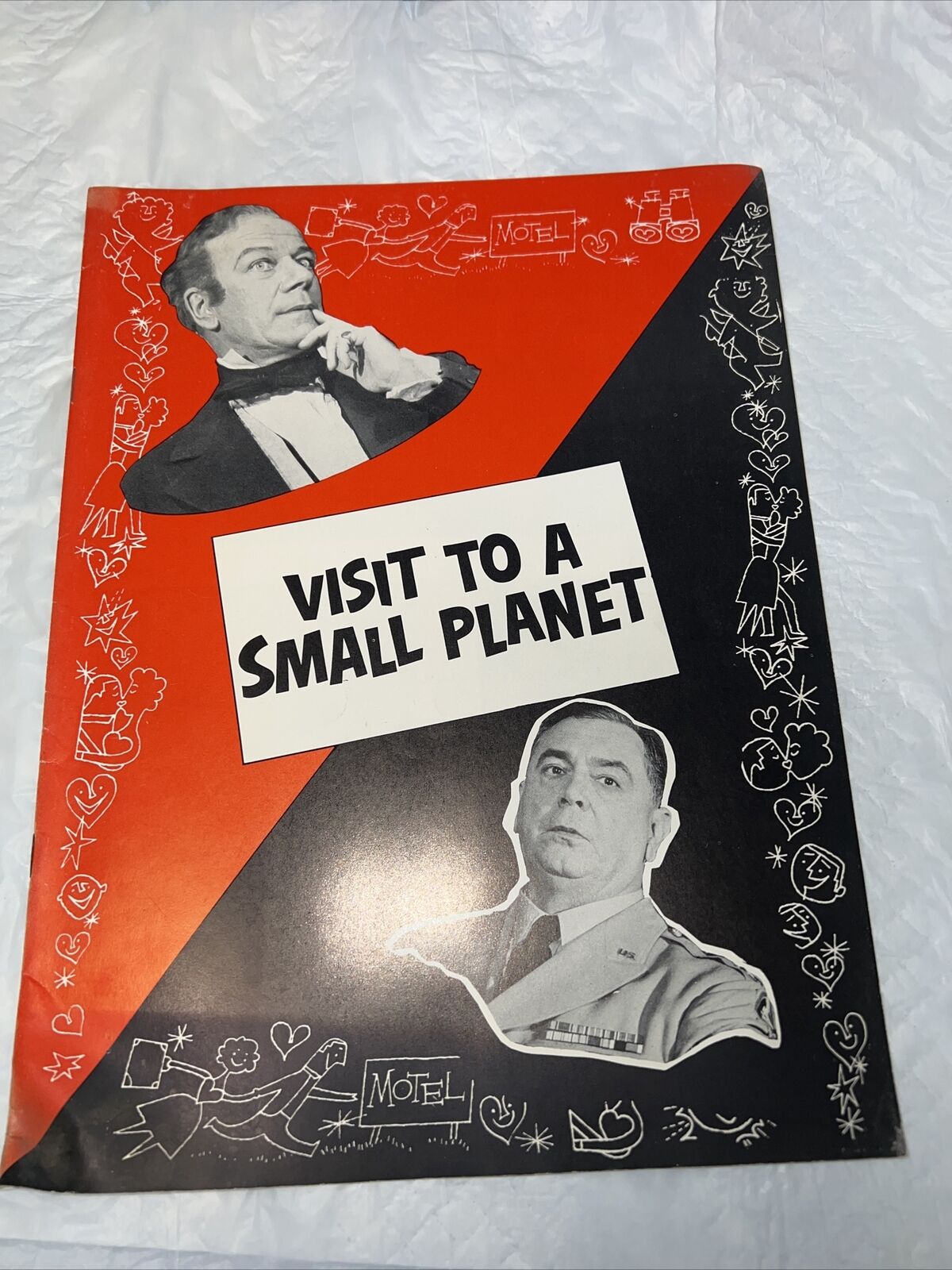 Vintage Souvenir Theatre Program.    "visit To A Small Planet".    Gore Vidal